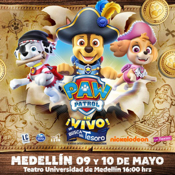 PAW PATROL EN BUSCA DEL TESORO