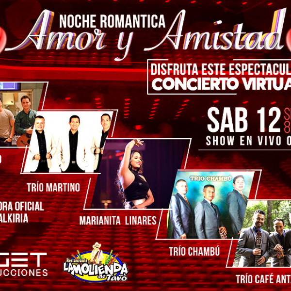 NOCHE ROMÁNTICA DE AMOR Y AMISTAD