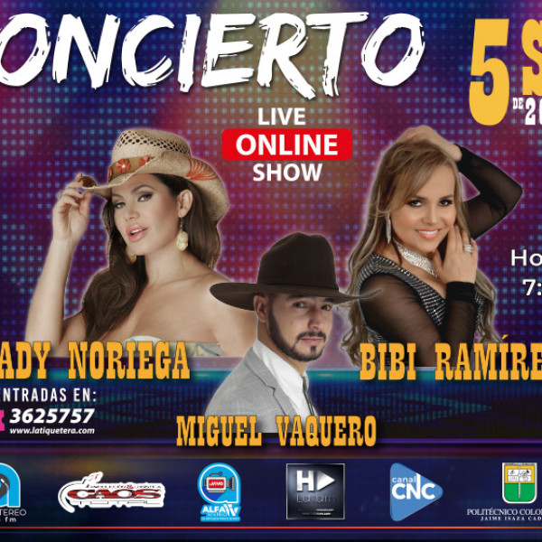 CONCIERTO CON LADY NORIEGA, BIBI RAMÍREZ Y MIGUEL VAQUERO