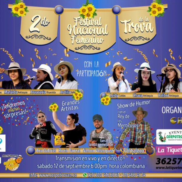 2do FESTIVAL NACIONAL FEMENINO DE LA TROVA