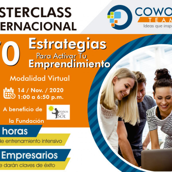 Masterclass internacional 70 estrategias para activar tu emprendimiento