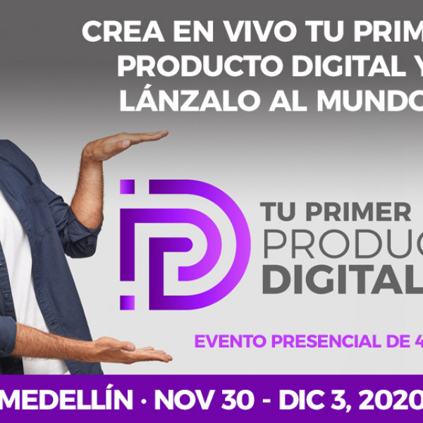 Bootcamp de 4 días en donde crearás en vivo tu producto digital