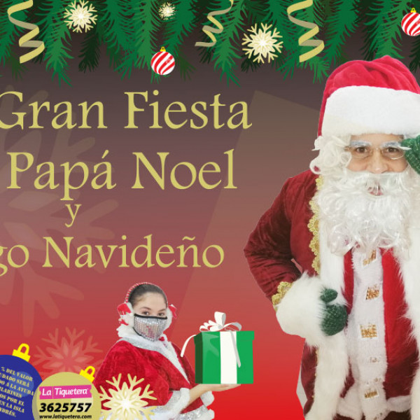 LA GRAN FIESTA DE PAPÁ NOEL Y BINGO NAVIDEÑO