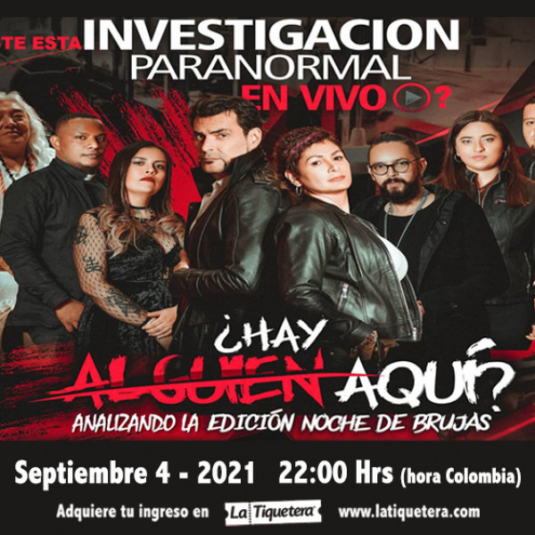 Análisis en vivo de investigación paranormal ¿Hay alguien aquí?