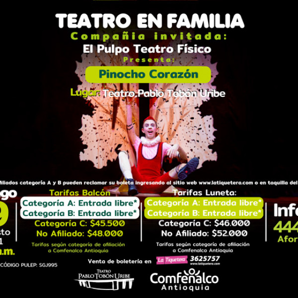 TEATRO EN FAMILIA agosto