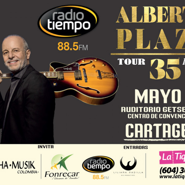 ALBERTO PLAZA TOUR 35 AÑOS - CARTAGENA