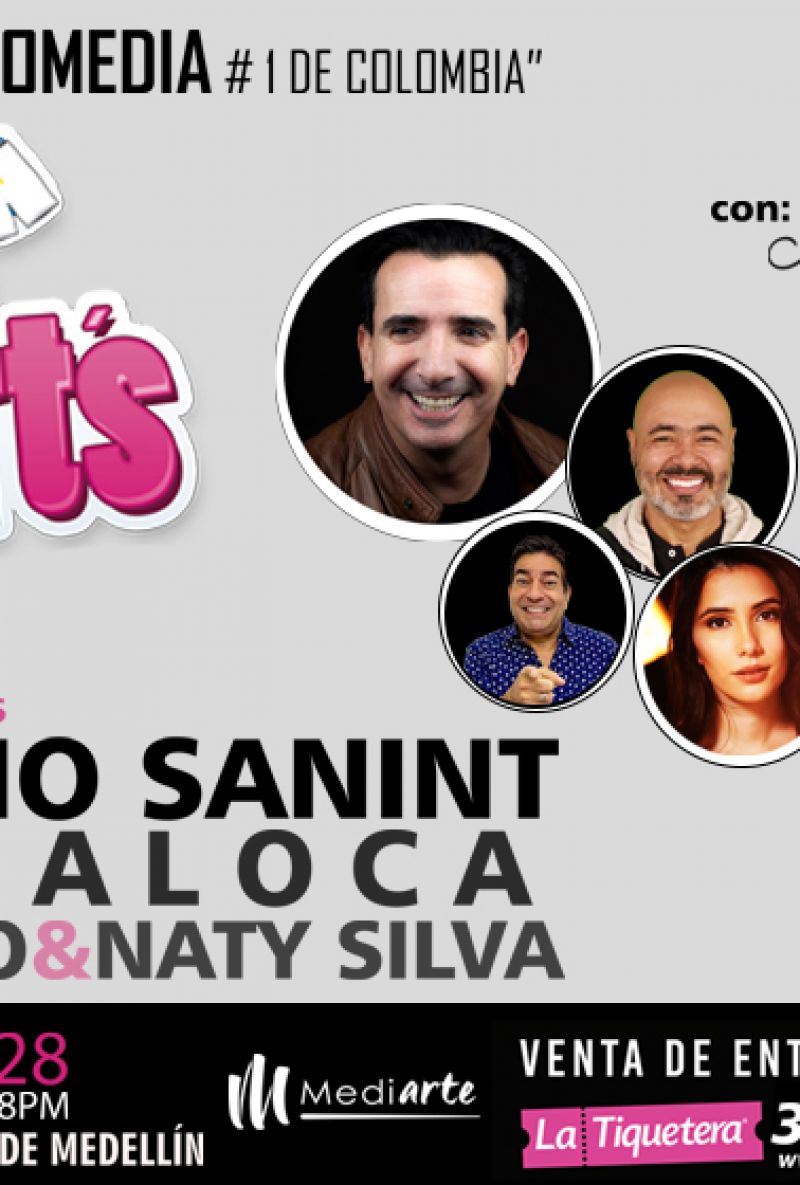 ANTONIO SANINT En Shorts con Andrés Entretiene, RisaLoca, Machado Y Naty Silva