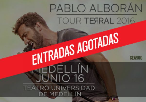 PABLO ALBORÁN TOUR<br>TERRAL 2016