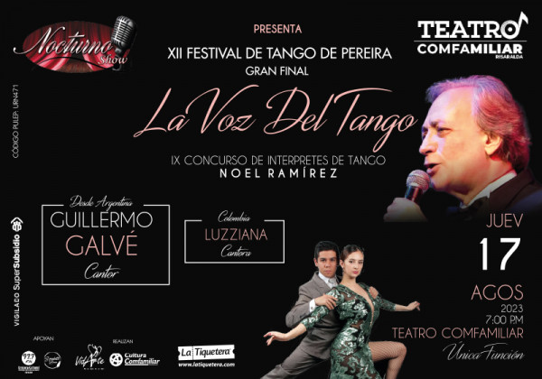 Nocturno Show Presenta: "SENTIMIENTO GAUCHO, TANGOS & FOLCLORE ARGENTINO" Nocturno Show Presenta: "SENTIMIENTO GAUCHO, TANGOS & FOLCLORE ARGENTINO"