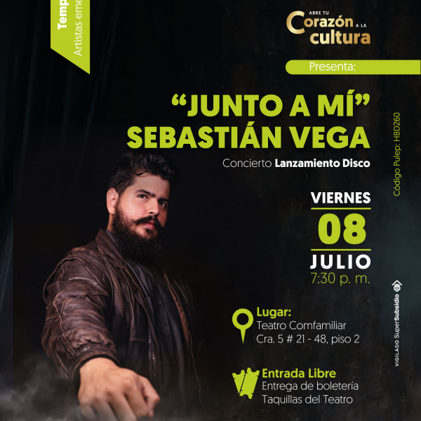 JUNTO A MÍ SEBASTIÁN VEGA