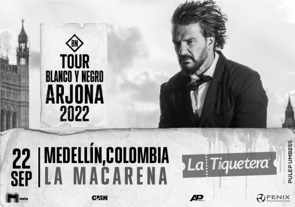 TOUR BLANCO Y NEGRO ARJONA 2022
