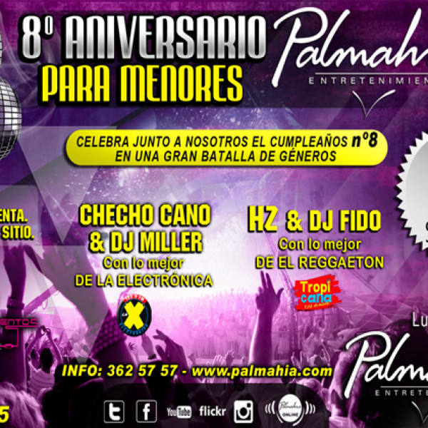 Aniversario Palmahia sin Cédula