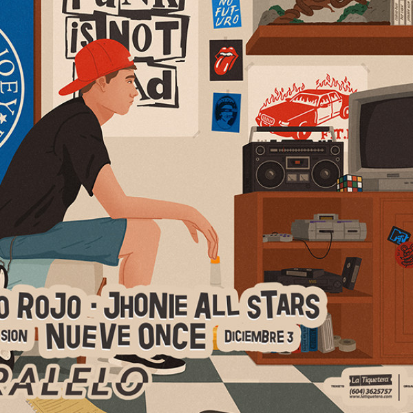 Paralelo presenta: Código rojo, Johnie All Stars y Nueve Once