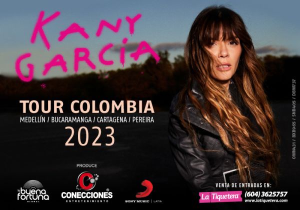 KANY GARCÍA TOUR COLOMBIA 2023