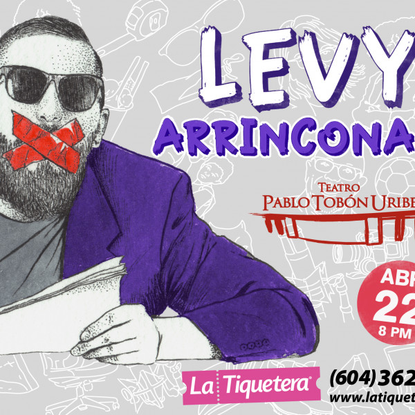 LEVY ARRINCONADO EN MEDELLÍN