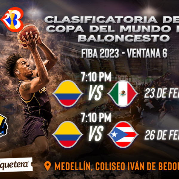 CLASIFICATORIAS DE LA COPA DEL MUNDO BALONCESTO FIBA 2023