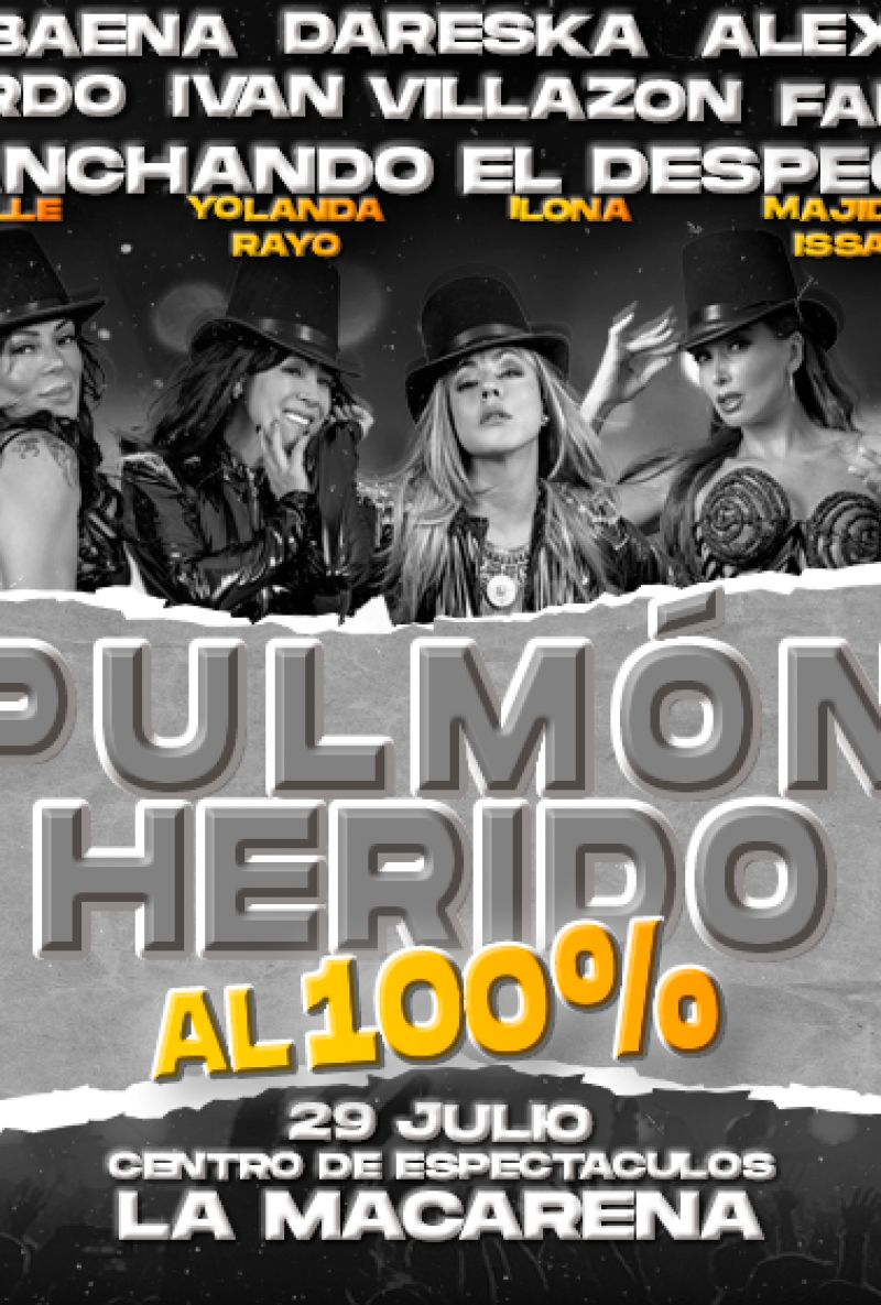 PULMÓN HERIDO AL 100%