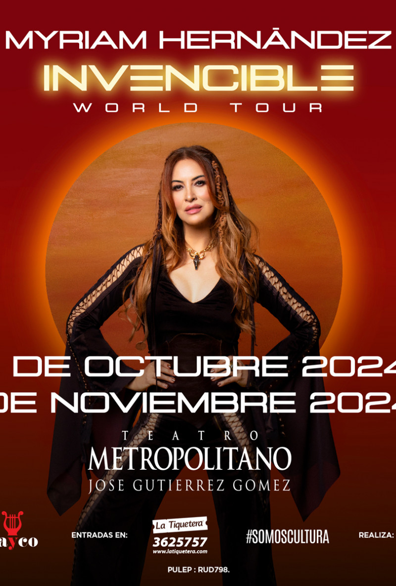 MYRIAM HERNÁNDEZ MI PARAISO TOUR 2023