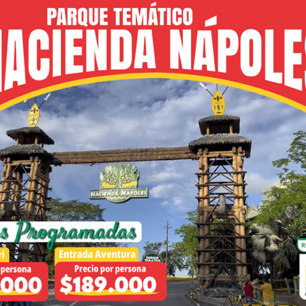 TOUR PARQUE TEMÁTICO HACIENDA NÁPOLES 2023