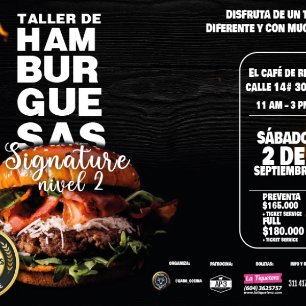 TALLER DE HAMBURGUESAS ARTESANALES