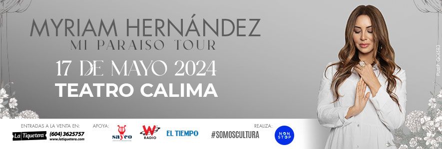 MYRIAM HERNÁNDEZ MI PARAISO TOUR 2024 - CALI