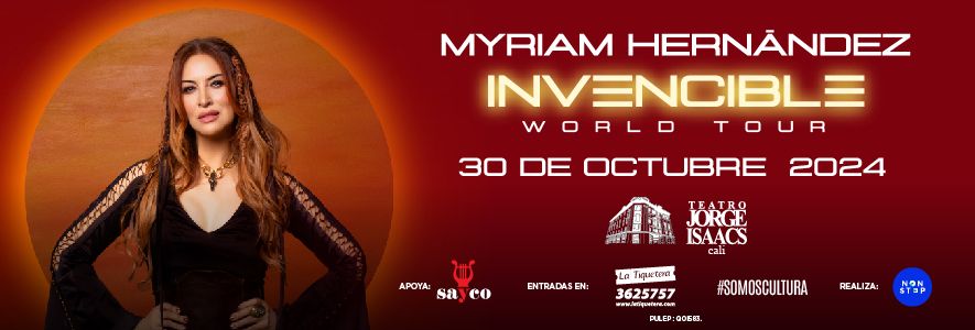 MYRIAM HERNÁNDEZ INVENCIBLE WORLD TOUR 2024 - CALI