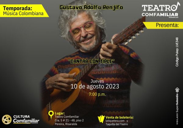 TEMPORADA DE MUSICA COLOMBIANA: CANTAR CON TIPLE