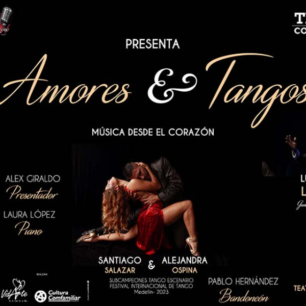 Nocturno Show “Amores & tangos” Música desde el corazón