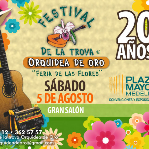 FESTIVAL DE LA TROVA ORQUÍDEA DE ORO 20 AÑOS