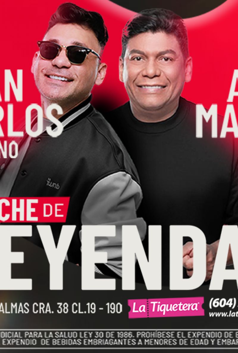 NOCHES DE LEYENDA con Jean Carlos Centeno y Alex Manga