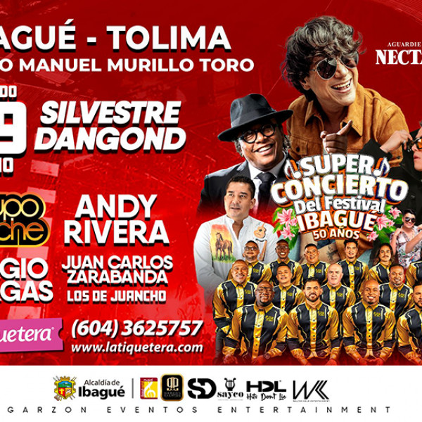 SÚPER CONCIERTO DEL FESTIVAL IBAGUÉ 2024