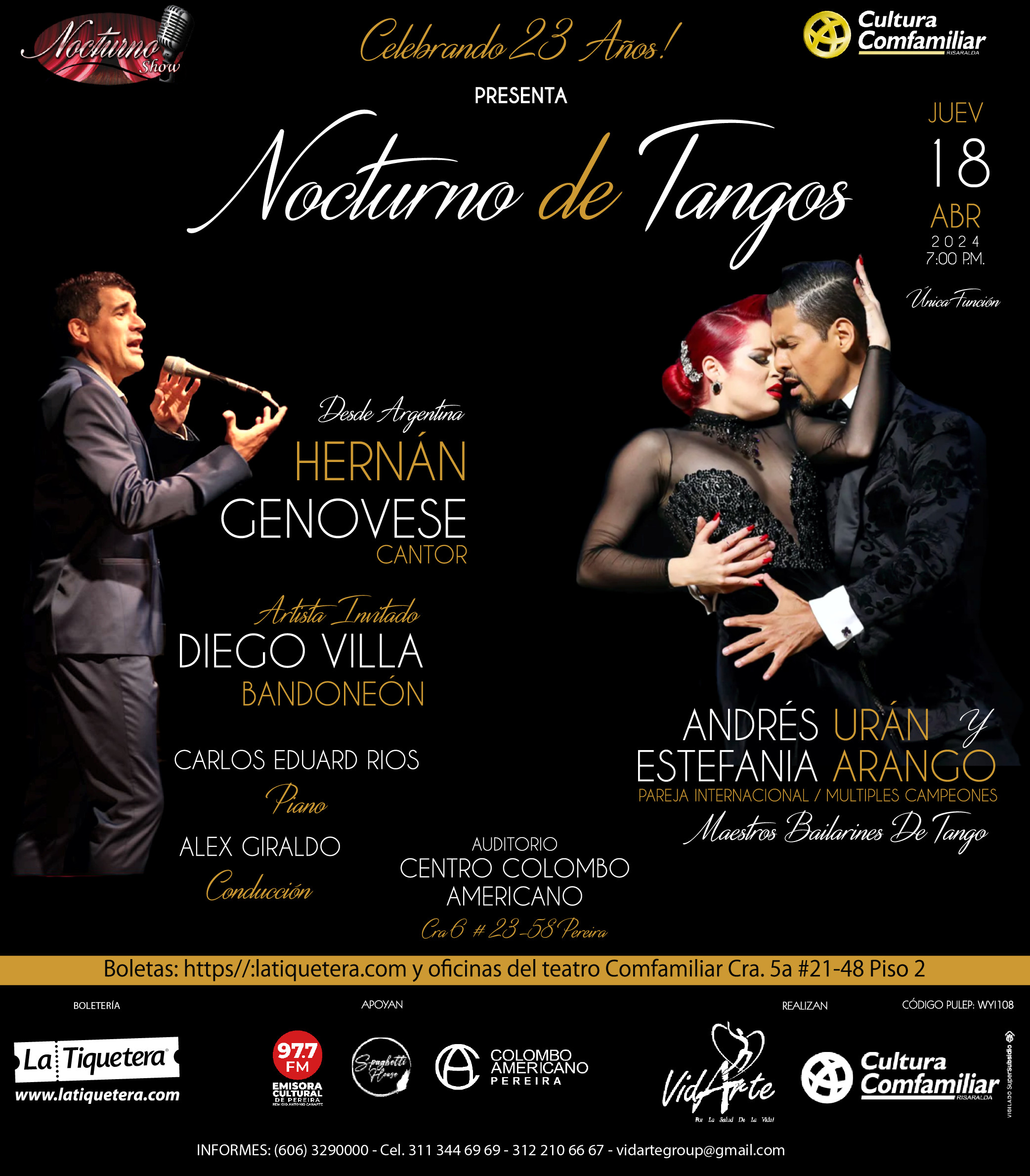 Flyer del evento