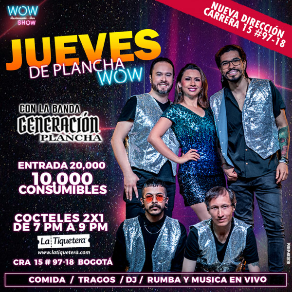 Jueves de Plancha - Bogotá