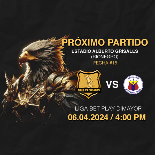 Águilas Doradas vs Pasto