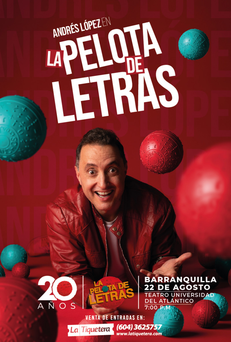 Andrés López en la Pelota de Letras 20 Años - Barranquilla