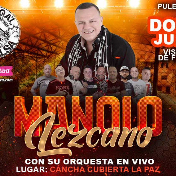 MANOLO LEZCANO CON SU ORQUESTA EN VIVO - MEDELLÍN
