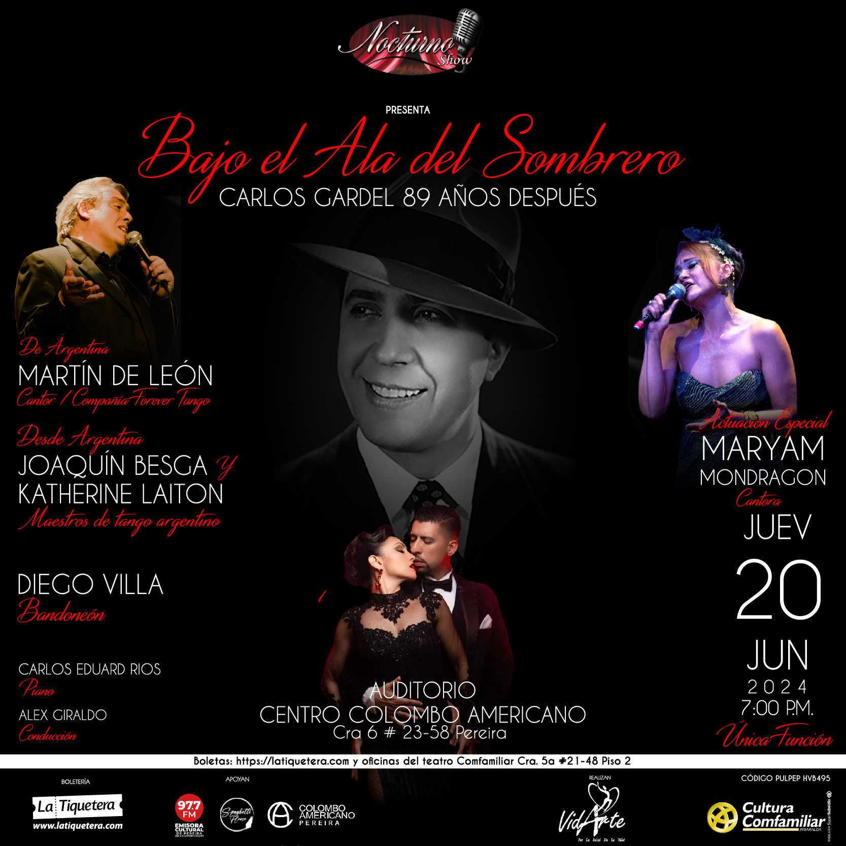 Flyer del evento