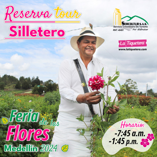 Tour silletero feria de flores Sercoltur