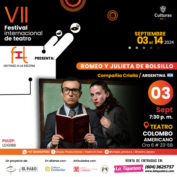 Romeo y Julieta de bolsillo / VII Festival Internacional de Teatro, un paso a la escena