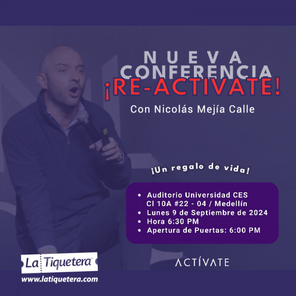 RE-ACTIVATE con Nicolás Mejía Calle