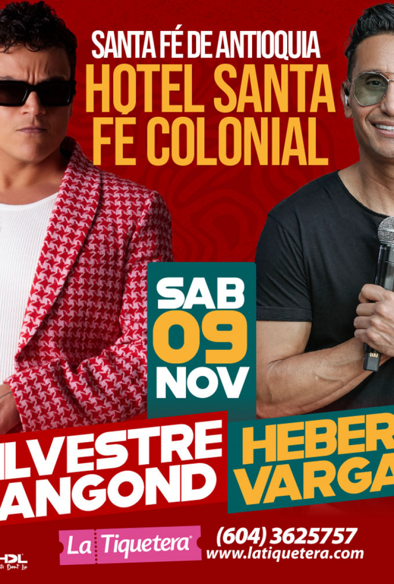 Silvestre Dangond y Hebert Vargas en concierto