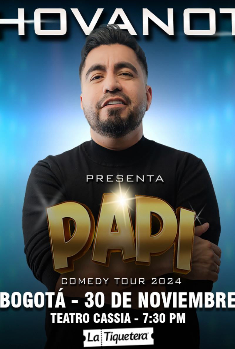 PAPI COMEDY TOUR DE JHOVANOTY EN BOGOTÁ