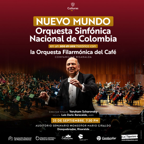 Gran concierto sinfónica nacional de Colombia y filarmónica del café - Dvorak