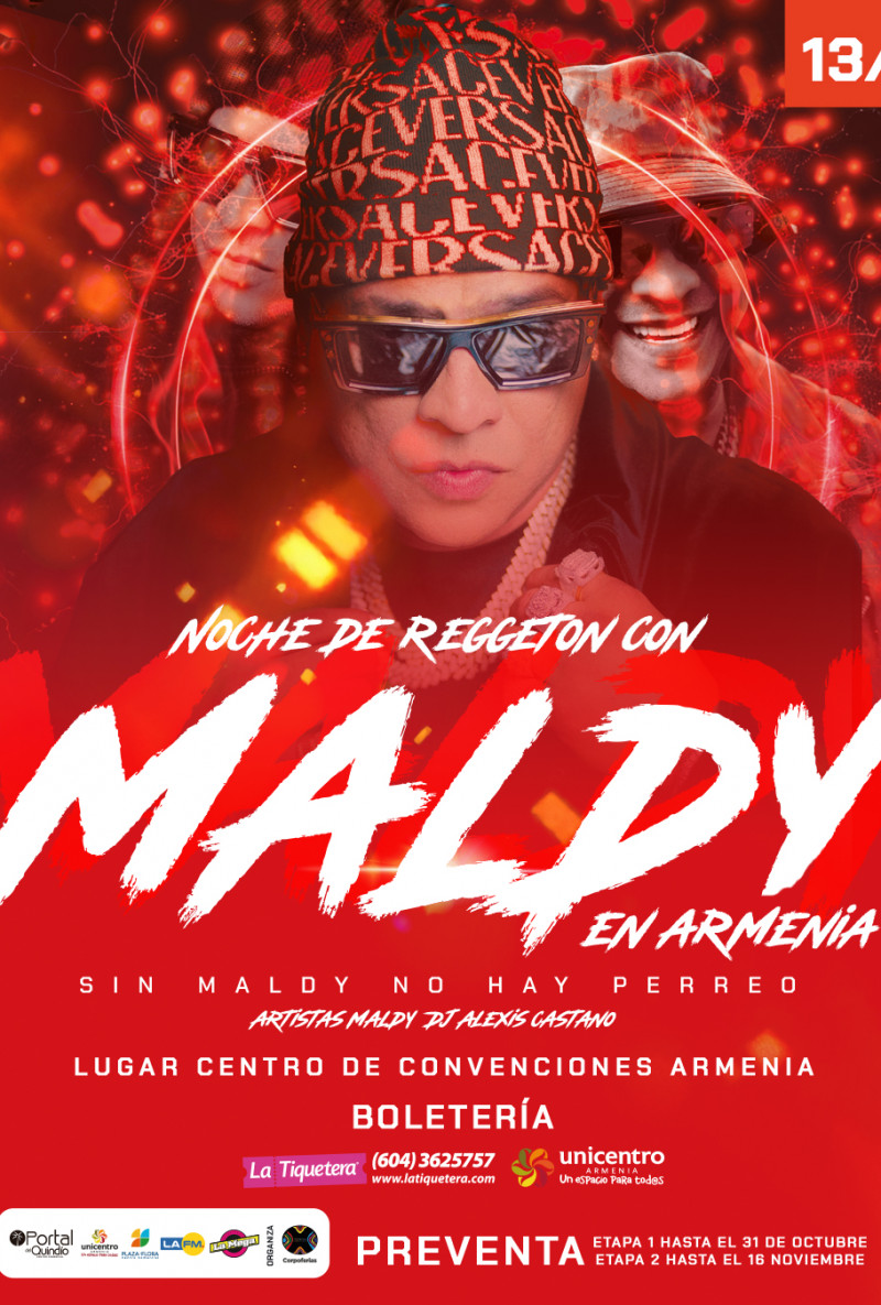 Noche de Regueeton "Sin Maldy no hay perreo" - Armenia