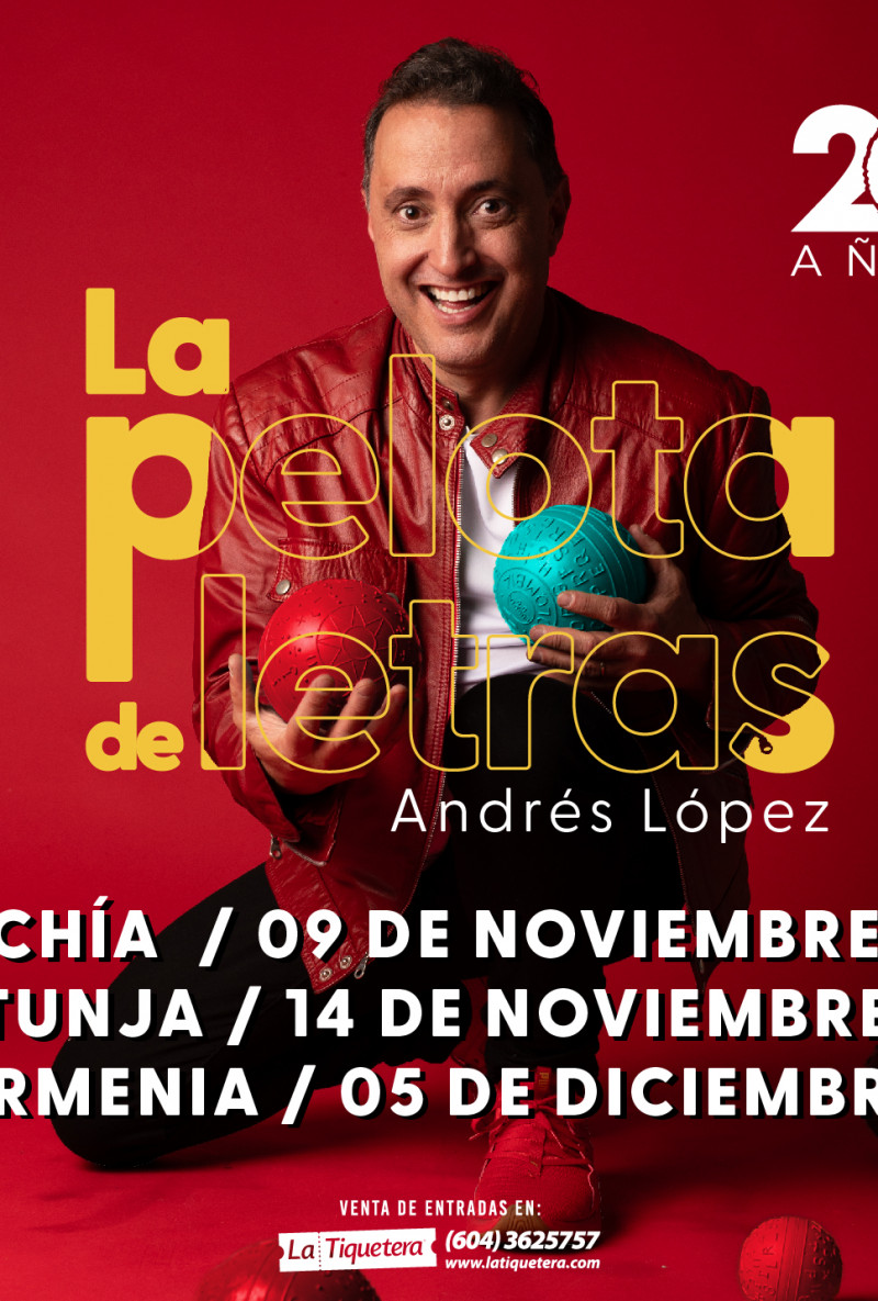 Andrés López en la Pelota de Letras 20 Años