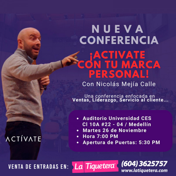 Activate, con tu marca personal - Medellín