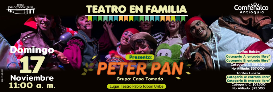 Teatro en familia - Peter Pan