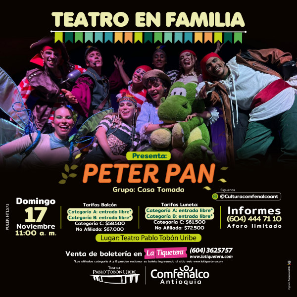 Teatro en familia - Peter Pan