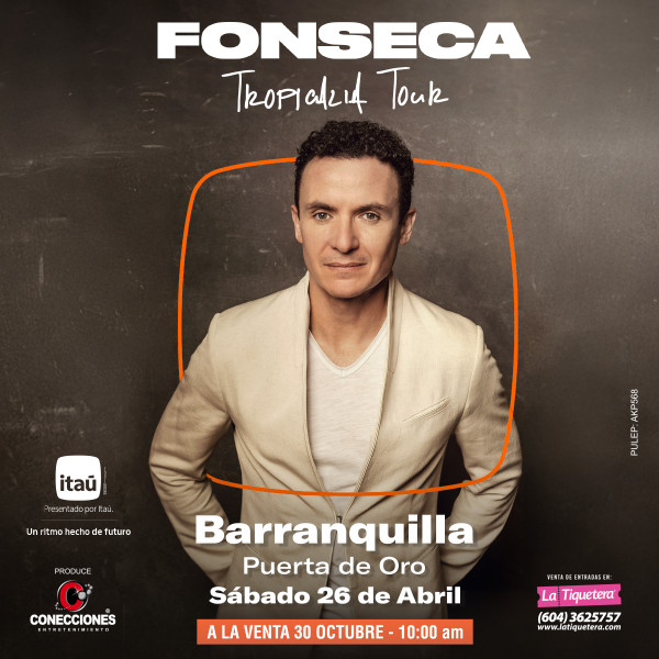 Fonseca / Tropicalia Tour 2025 - <span class="ccccity">Barranquilla</span>