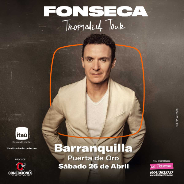 Fonseca / Tropicalia Tour 2025 - <span class="ccccity">Barranquilla</span>